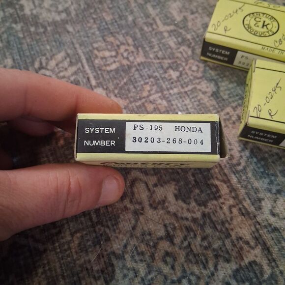 3 NOS Honda Points R 61 CB72 61 CB77 62 CL72 66CL77 Hawk Superhawk 30203-268-004 - Picture 3 of 4